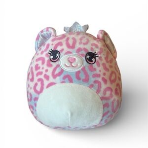 Squishmallow 8 Inch Brandi the Pink Queen Cheetah Blush